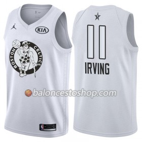 Camiseta Hombre NBA Boston Celtics Kyrie Irving 11 2018 All-Star Jordan Brand Blanco Swingman